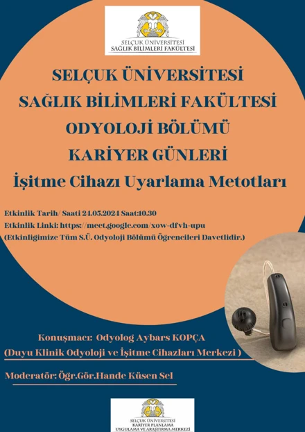 İşitme Cihazı Uyarlama Metotları (Odyoloji Bölümü Kariyer Günleri)